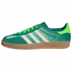 adidas Gazelle Indoor Poolik V&auml;ljak Roheline Samet Naiste Tennised Kreemjas-Valge P&auml;ikesekollane JI2715 37⅓