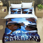 3D-tr&uuml;kiga Michael Jacksoni voodipesukomplekt Topelt Twin King Tekikate Tekk Padjap&uuml;&uuml;r Poistele T&uuml;drukutele T&auml;iskasvanute Magamistuba 70x133cm