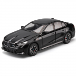 Valatud Miniatuurne Auto 1/24 BMW I5 M60 Sulamist Automaal koos Heli ja Valgusega Laste Poiste M&auml;nguasi S&otilde;iduk S&uuml;nnip&auml;evakingitus Kodu Dekoor must