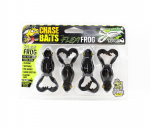 Chasebaits Flexi Frog 40 mm Ujuv Lure 4 tk Pakis Must (4761)