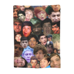 One-Direction Rock 1D Kombinatsioon Tekikate Kohev Visketekk Suvine Konditsioneer Personaalne Pehme Soe Voodikate 30x40in