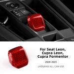 Seat Leon MK4 Cupra Leon Cupra Formentor 2020 2021 2022 2023 2024 2025 jaoks Ehtne kuiv s&uuml;sinikkiust LHD RHD k&auml;igukasti nuppude viimistlus