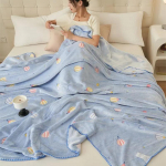 Kodutekstiilid 1 tk Flanelltekk K&auml;paj&auml;ljed Pehme Soe Korallfliis Voodilina Talvine Pleed Masinpesu Kodutekstiilid 1 tk 100x150cm