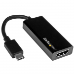 STARTECH.COM Adaptateur vid&eacute;o USB-C vers HDMI - M / F - Ultra HD 4K - Noir