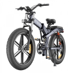 V&eacute;lo &Eacute;lectrique - ENGWE - X26 - Double batterie 19Ah & 7.5Ah - Port&eacute;e 57.7 miles - Pneus 26*4.0 pouces hall v&auml;rv