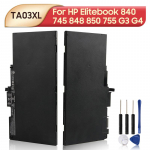 Laetav liitiumaku HP Elitebook 840 745 848 850 755 G3 G4 ZBook 15u G3 G4 mt42 mt43 TA03XL HSTNN-DB7O s&uuml;learvutile 51Wh