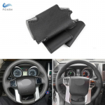 Auto rooliratta must nahkkatte trimm Toyota Land Cruiser Prado 2010-2015 Tundra 2013-2017 Tacoma 4Runner jaoks