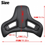 High-quality car seat headrests black triangular-shaped split-type modified car seat headrest