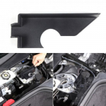 Black ABS Hood Water Rian Wiper guide Box Fit For Corvette C8 -25