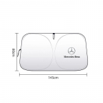 UV-kaitsega esiklaasi p&auml;ikesevari P&auml;ikesekaitsekate Mercedes Benz AMG W203 W206 W220 W205 W211 W212 W201 GLS CLS GLC jaoks 145X80CM