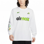 Nike Air 95 Spordikampsun &Uuml;mmarguse kaelusega Vabaaja pikavarrukaline T-s&auml;rk Meeste pealisr&otilde;ivad IQ3976-100 XL