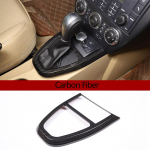 For Freelander 2 2009-12 ABS Carbon Fiber/Oak wood grain Car Central Control Gear Panel Frame Decorative Sticker Car Accessories Carbon Fiber