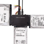 K&otilde;vaketta adapteri tarvikud Kaabel Kettaadapter USB3.0 K&otilde;ik &uuml;hes SATA/IDE Taastamise konverter Hard disk adapter must