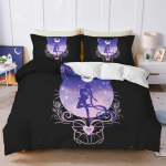 Uus Sailor Moon Voodipesu Kollektsioonise Anime Sailor Moon Voodipesu KollektsioonKaunis T&uuml;druk Tekikate Armas Tr&uuml;kis Tekk Kodu 150x200cm 3pcs