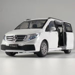 1:24 Benz V260L MPV Sulamist Metallist Valatud Mudelauto Kodu Trendikad Kaunistused Ja Arvuti Lauaarvuti Kaunistus K&otilde;rge Simulatsiooniga S&otilde;idukid valge
