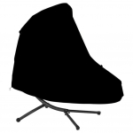 1 tk 185x116x198cm Terrassi rippuv lamamistool toolikate Kiiktool varjukattega V&auml;lim&ouml;&ouml;bel Lamamistoolikate China Mainland