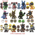 FNAF Panic m&auml;ng Kesk&ouml;&ouml; M&auml;ngukaru Foxy Chica Fazbear Bonnie Vahetatavad maskid Tegevuskuju Anime 1 tk Saadetakse juhuslikult