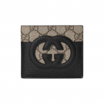Gucci &otilde;&otilde;nes kahekordne G p&otilde;imitud logo l&otilde;uendi ja nahast rahakott Meeste rahakott Must eebenipuu 701420-K9GSG-9769 Box(Basic Set+Box)