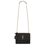 Saint Laurent Sunset Keskmine Kettkotiga Must Naiste &Otilde;lakotid 442906-D420W-1000 Basic Set (Bag+Dust Bag)