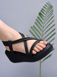 Shoetopia Naiste Premium Stiilsed Mugavad Vabaaja Sandaalid | Kerge Libisemisvastane Tald V&auml;litingimusteks | Tugeva Haardega Tald Vastupidavad Igap&auml;evased Jalan&otilde;ud EU41 : 24CM
