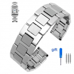 16mm 20mm 22mm 23mm roostevabast terasest kellarihm Cartier Tank Solo Claire meeste ja naiste peenterasest kellarihmad 16mm