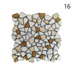 30x30cm V&auml;rvilised Keraamilised Kruusa Mosaiikplaadid Kuumaveeallika Bassein Kala Bassein Killud Tualett Mitte libisev Plaat Leht P&otilde;rand Seina Dekoor DIY 30x30cm