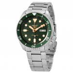 Renoveeritud Seiko 5 Sports Style Automaatne SRPD63 SRPD63K1 SRPD63K 100M Meeste k&auml;ekell roheline