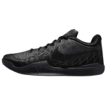 Nike Mamba Rage Slip Resistant Abrasion Resistant Low top Vintage Basketball Shoes Men's Black 908974-002 42