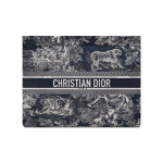 DIOR Reisi Toile de Jouy Tagurpidi Tr&uuml;kiga T&otilde;mblukuga Tehniline Kangas Sidurikott &Otilde;lakott K&auml;ekott Tavaline L&otilde;ige Naiste Stiil Sinine Basic Set (Bag+Dust Bag) sinine