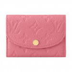 Louis Vuitton Rosalie Logo reljeefne disain nahast rahakott Naiste rahakott Magenta M25808 Box(Basic Set+Box)