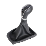 5 6 Speed Car Shift Gear Knob Leather Boot For Opel Astra J 2011-2015 iginia 2009-2013 Zafira 2012-2016 5 speed gray