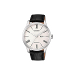 CITIZEN 50m veekindel automaatne mehaaniline mehhanism, lehmanahast rihmaga meeste k&auml;ekell NH8350-08A White Dial