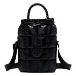 Nike Sportswear Puffle tepitud disainiga kott Unisex kott Must HQ6709-010 Black