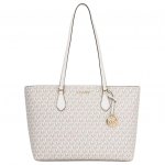 Michael Kors Sheila Logoga T&otilde;mblukuga Kaetud L&otilde;uendist T&otilde;mblukuga Kott Naiste T&otilde;mblukuga Kotid Kreemjas 35S4G6HT9B-LTCRM Basic Set (Bag+Dust Bag)