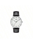 Tissot Le Locle Automaatne Kvarts, Veekindel, Lihtne ja Vabaaja Meeste K&auml;ekell, Sharp Edition, 38mm H&otilde;bedane sihverplaat, Roostevabast terasest T109.410.16.032.00 valge