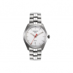 Tissot Pr100 Seeria Kvartsmehhanismiga 100 Meetrit Veekindel Kell 39mm Valge sihverplaat Meeste kellad T101.410.11.031.01 Silver Watch Case