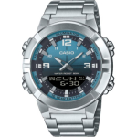 Casio 50M Veekindel Kvartsikell Unisex Kellad Sinine AMW-870DA-2A2V Blue Dial