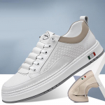 Kevad S&uuml;gis Uued Jalan&otilde;ud Meestele Ehtne Nahk Vabaaja Jalan&otilde;ud Moodne Knurling Tasane Rula Jalan&otilde;ud Lahedad Slip-on Tennised 38