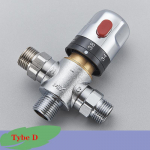 Messing termostaatsegisti P&uuml;siva veetemperatuuriga du&scaron;isegisti termostaat Vannitoa k&ouml;&ouml;gisegisti ventiil