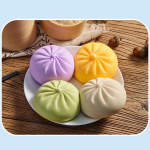 Hiiglaslik s&auml;delev pelmeen Squishy, Jumborohke vikerkaarev&auml;rviline Fidget-palli komplekt (4 PC) &ndash; Pehme stressi leevendav sensoorne m&auml;nguasi t&auml;iskasvanutele ja teismelistele