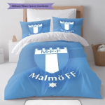 Malm&ouml; FF Muster Voodipesu Tekikott Komplekt Tekikoti Kate Padjap&uuml;&uuml;r Kodu Kaunistus S&uuml;nnip&auml;evakingitus (1 * tekikott + 2 * padjap&uuml;&uuml;ri, ilma s&uuml;damikuta) 135x200cm gray