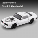 1:32 Pontiac Firebird simuleeritud heli ja valgusega sulamist survevalatud auto mudel superauto auto mudel laste m&auml;nguauto kaunistused
