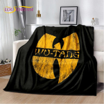 Wu T-TANG Klannide Seeria M&auml;rk Pehme Palus Tekk, Flanellist Tekk Visketekk Elutoa Magamistoa Voodi Diivani Pikniku Katteks Lastele 130x150cm