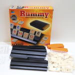 Lauam&auml;ng 4 riiulit 106 Rummy Cube m&auml;ngu pere s&otilde;brad sotsiaalne pidu laual olev kaart
