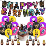 34 tk Five Nights at Freddy's peotarbed sisaldavad torditopperit, &otilde;hupallibannerit