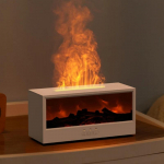 Kaminaaroomi hajuti Creative Flame niisutaja veevaba automaatse v&auml;ljal&uuml;litumise kaitse kaugjuhtimispuldi ja realistliku kamina &ouml;&ouml;valgusega