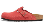Boston Birkenstock Suede Reljeefne Samet Kitsas 'Sienna Red' 1026167 37