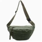 Mugavad sametist crossbody kotid meestele ja naistele, rinnakott, t&auml;navastiilis spordikott, unisex mitmek&uuml;lgsus, romantiline sobitamine roheline