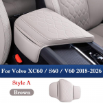 Volvo XC60 S60 V60 2018-2026 jaoks K&auml;etoe karbi katte padi Kriimustusvastane matt K&otilde;rgendavad matid Keskkonsooli kaitsekatte tarvikud