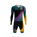 2026 MEESTE Trisuit Triatloni Maailmameistriv&otilde;istluste Pikkade Varrukatega Skinsuit Ujumine Jalgrattas&otilde;it Jooks Konkurentsi R&otilde;ivas 3XL black